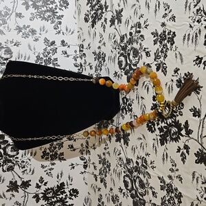 Orange gemstone necklace jb9